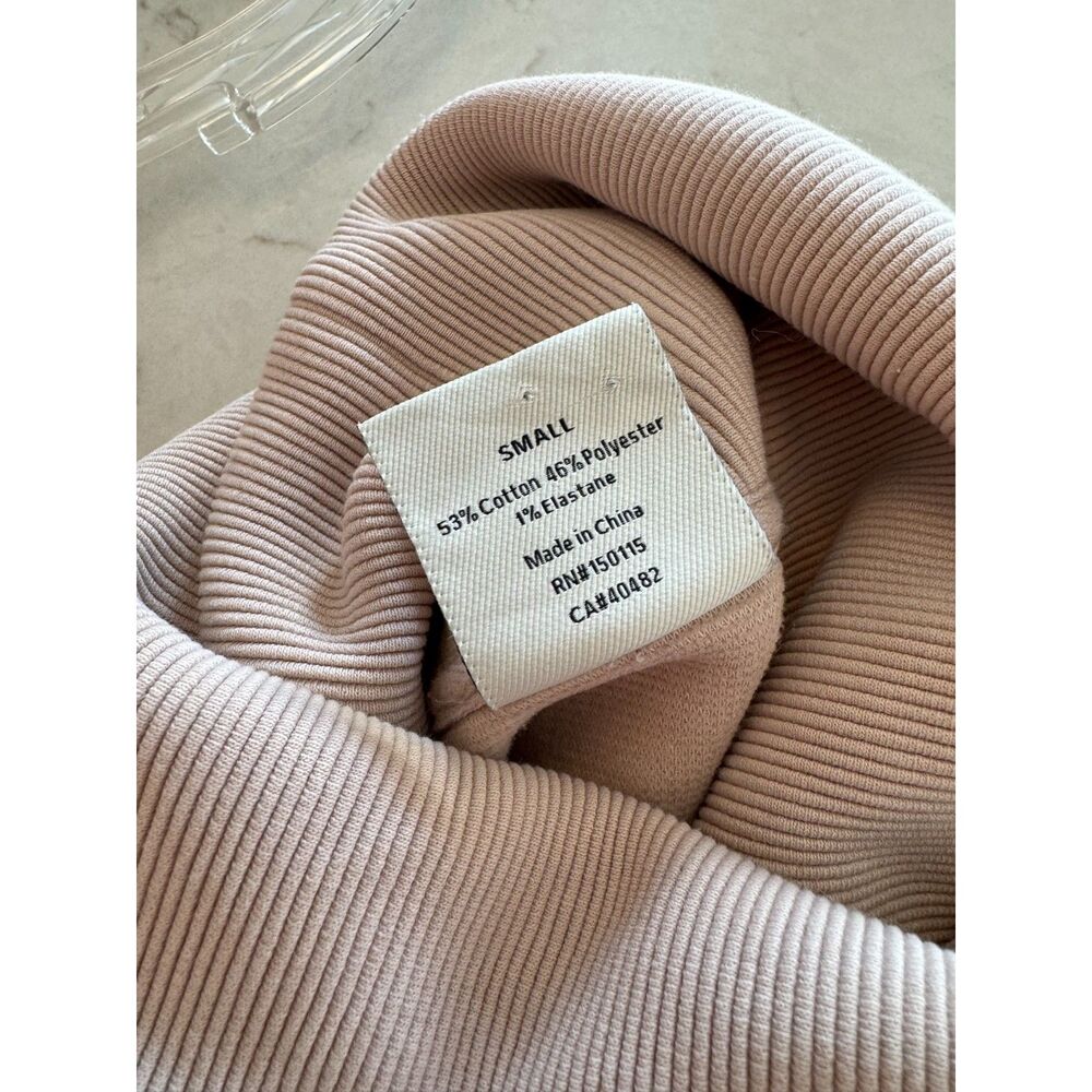 Varley Women’s Milton Oversized Side-Zip Collared Hoodie | Pale Pink | Small - Picture 5 of 6